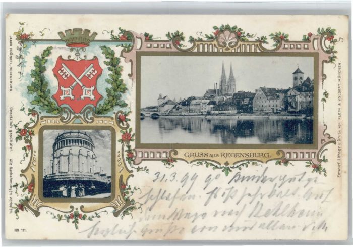Regensburg Befreiungshalle Wappen