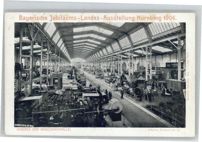 Nuernberg ubiläumsausstellung Maschinenhalle *