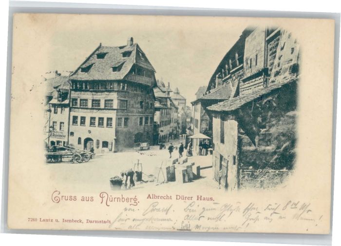 NueRNBERG  CITY lbrecht Duerer Haus x