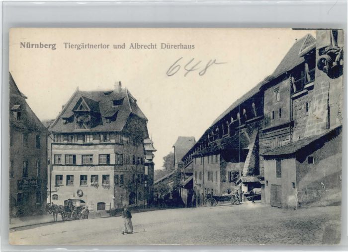 NueRNBERG  CITY iergaertnertor Albrecht Duererhaus *