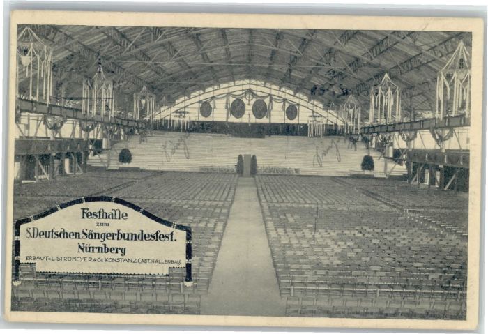 Nuernberg esthalle Deutsches Sängerbundesfest x