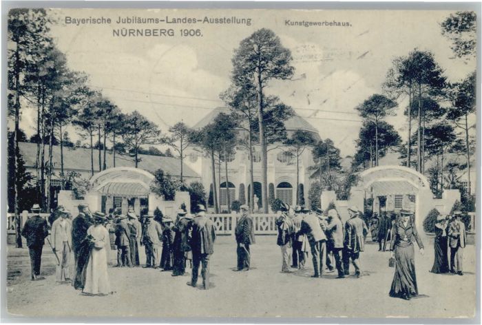 NueRNBERG  CITY ubilaeumsausstellung Kunstgewerbehaus x