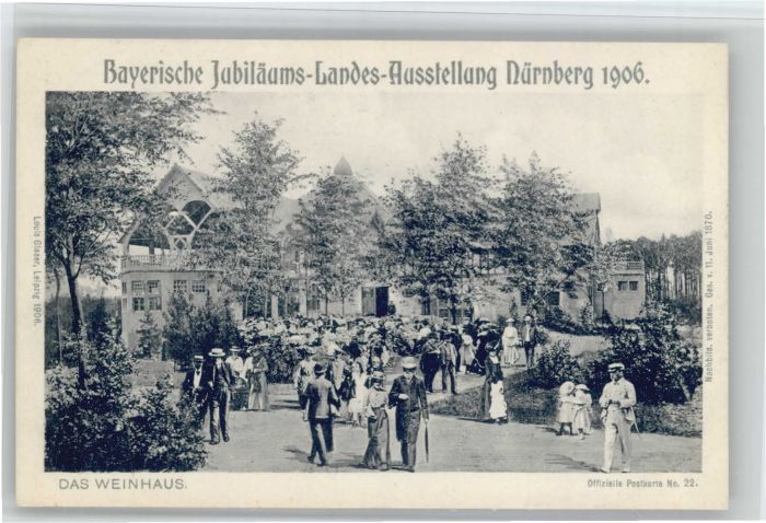 Nuernberg ubiläumsausstellung Weinhaus *