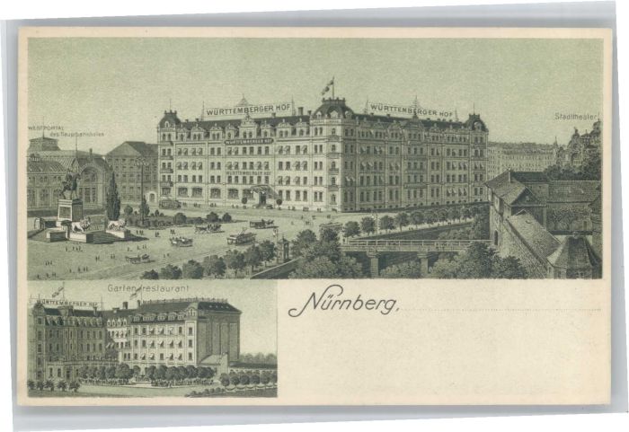 Nuernberg ürttemberger Hof Gartenrestaurant *