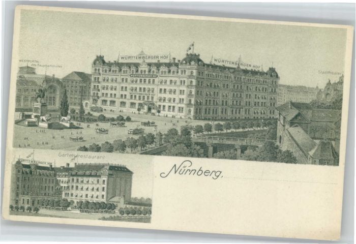 Nuernberg ürttemberger Hof Gartenrestaurant *
