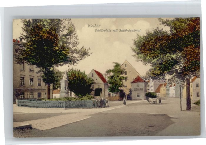 Weiden Oberpfalz Schlörplatz Schlördenkmal *