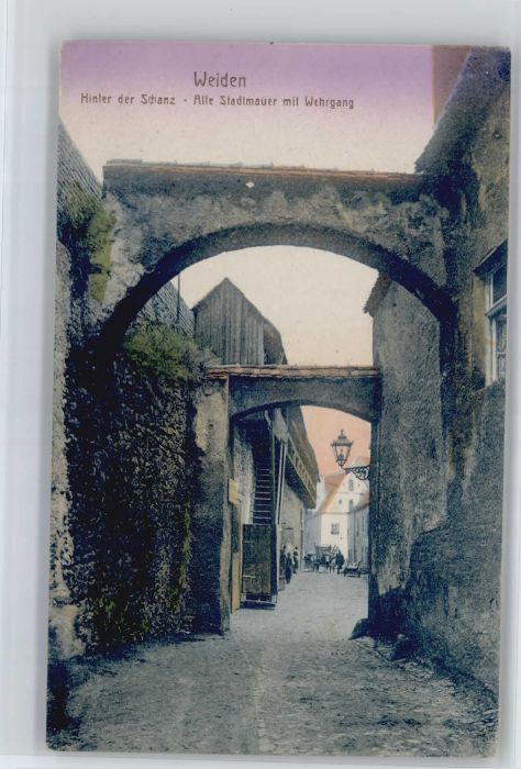 Weiden Oberpfalz Stadtmauer Wehrgang