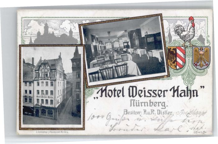 Nuernberg otel Weisser Hahn