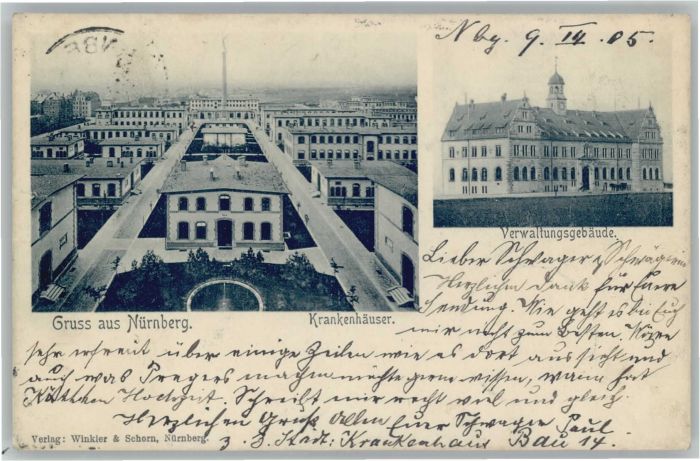 Nuernberg rankenhäuser Verwaltungsgebäude x