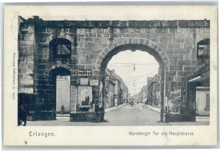 Erlangen Nürnbergertor Hauptstrasse