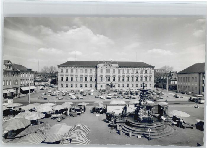 ERLANGEN Bayern Schloss Marktplatz