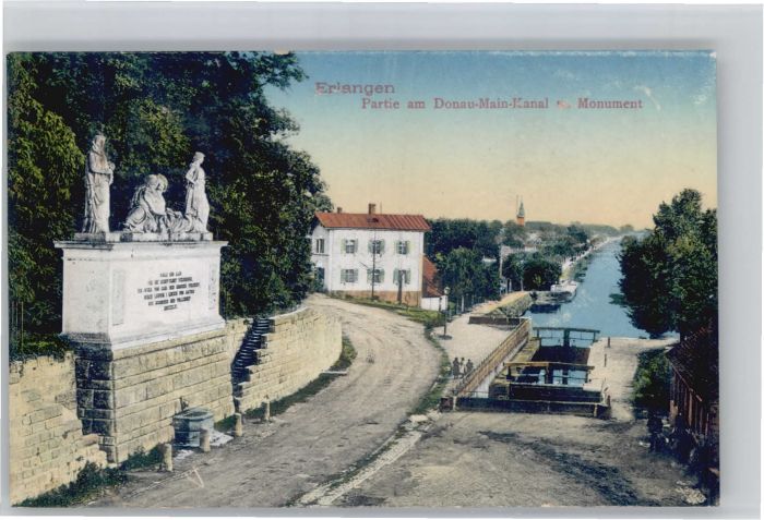 Erlangen Donau Main Kanal Monument