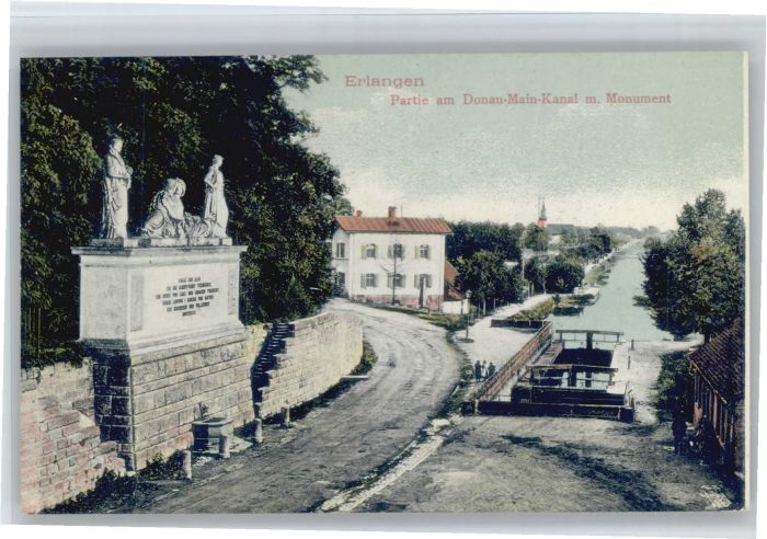 Erlangen Donau Main Kanal Monument