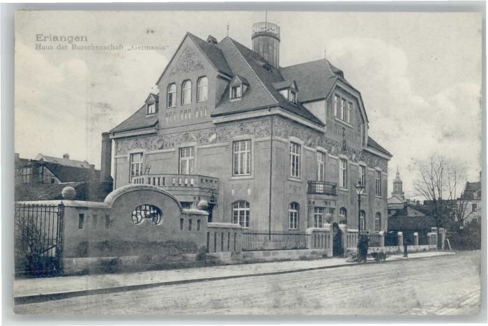 Erlangen Haus der Burschenschaft Germania