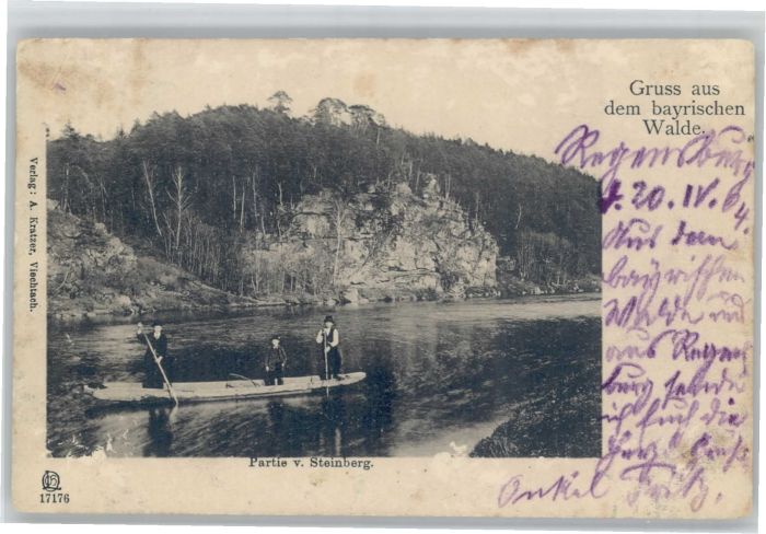 REGENSBURG Bayern [Stempelabschalg] Steinberg