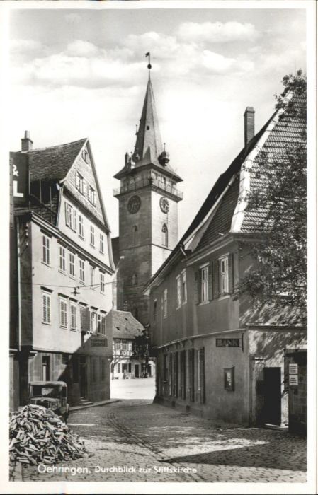 Oehringen Hohenlohe Öhringen Stifts Kirche