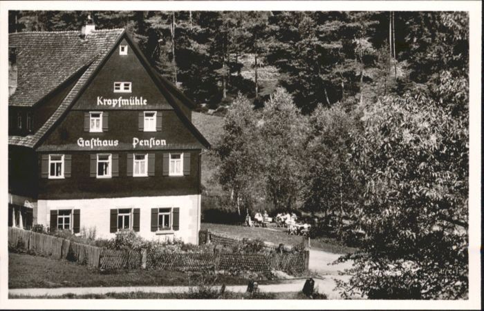 Altensteig Schwarzwald Altensteig Gasthaus Pension Kropfmühle