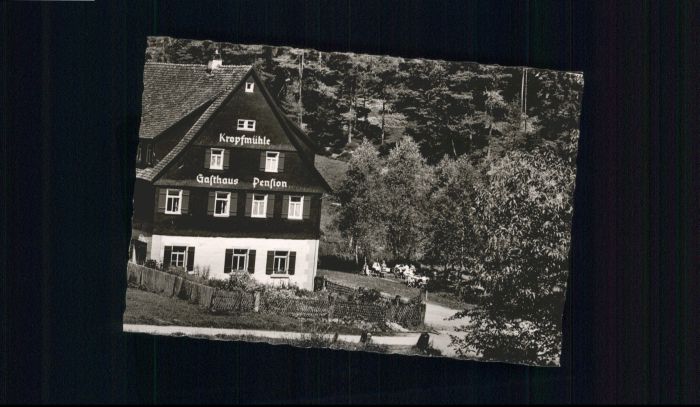 Altensteig Schwarzwald Altensteig Gasthaus Pension Kropfmühle