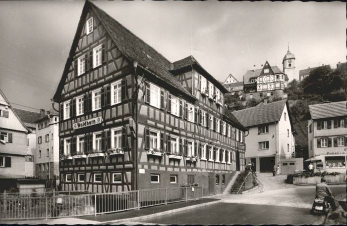 Altensteig Schwarzwald Altensteig Gasthof Pension Waldhorn