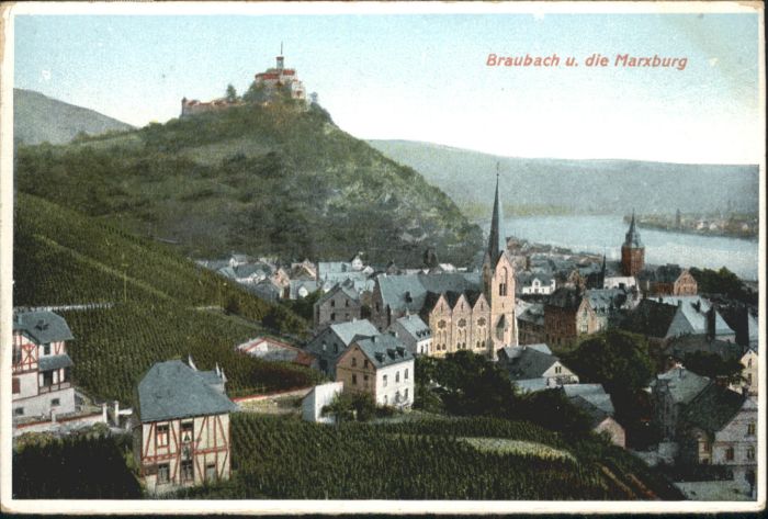 Braubach Rhein Braubach Marxburg