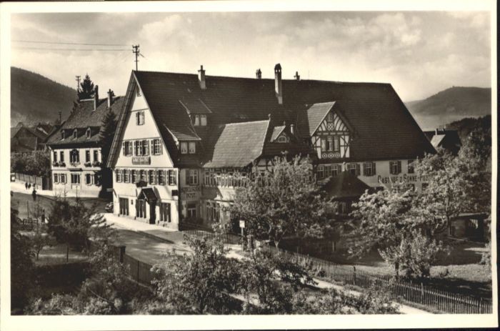 Klosterreichenbach Baiersbronn BW Hotel Pension Sonne Post