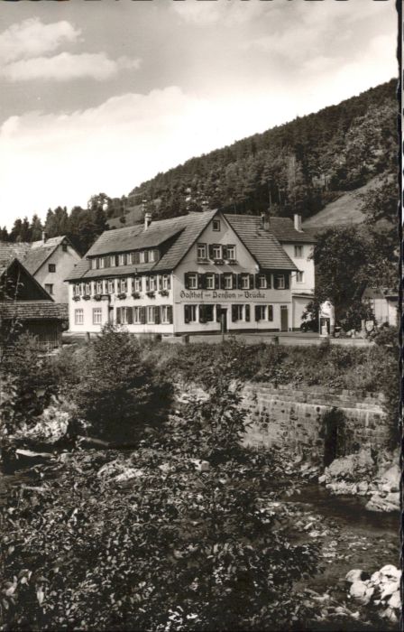 Baiersbronn Schwarzwald Baiersbronn Gasthof Pension Brücke