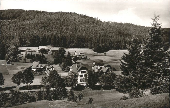Buhlbach Obertal Buhlbach Gasthof Pension Waldheim