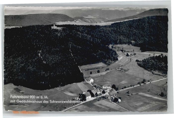Fohrenbuehl edächtnishaus Fliegeraufnahme *