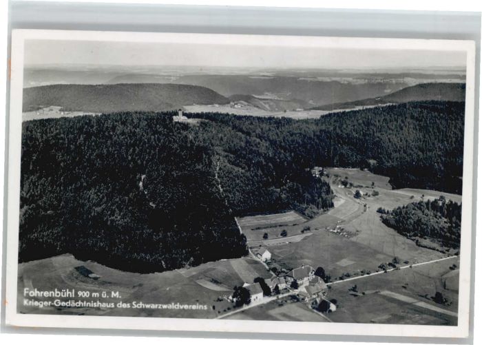 Fohrenbuehl rieger Gedächtnishaus Fliegeraufnahme *