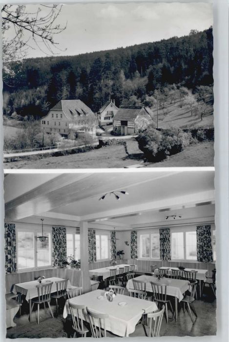 Unterreichenbach Gasthaus Pension Kapfenhardter Mühle