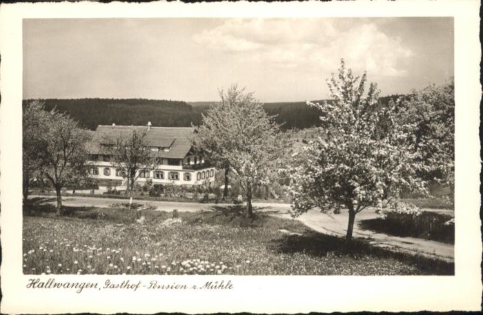 Hallwangen Dornstetten Freudenstadt BW Gasthof Pension Muehle