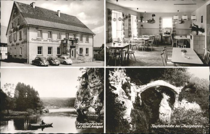 Inzigkofen Gasthaus Erzprinzen Amalienfelsen Teufe