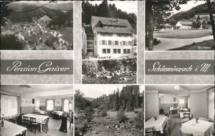 Schoenmuenzach Pension Gaiser *