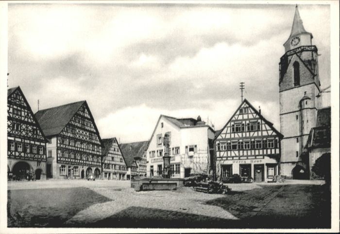 Dornstetten Wuerttemberg Dornstetten Marktplatz