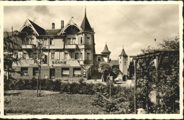 Dobel Schwarzwald Dobel Württemberg Hotel Sonne