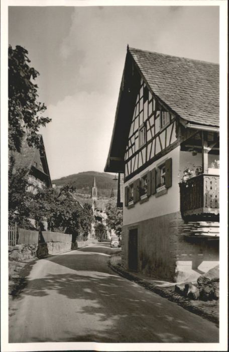 Sasbachwalden Achern Ortenaukreis BW Dorfstrasse