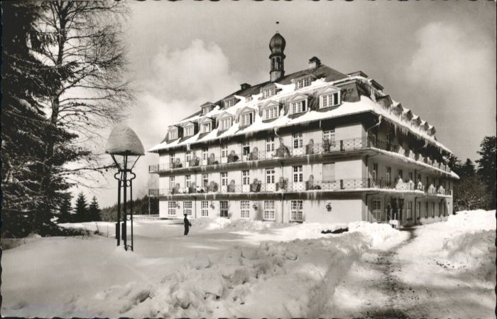 Buehlertal anatorium Bühlerhöhe *
