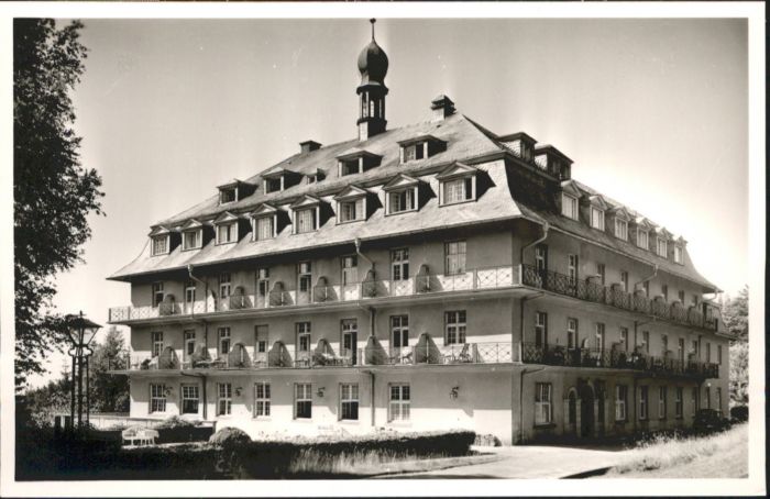 Buehlertal anatorium Bühlerhöhe *