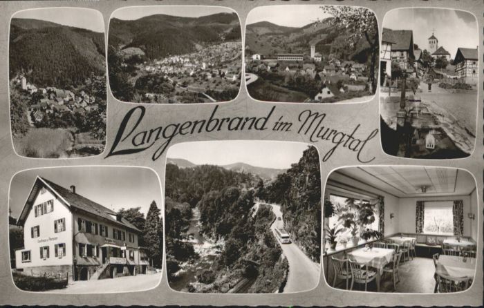 Langenbrand Forbach Gasthof Pension Murgtäler Hof