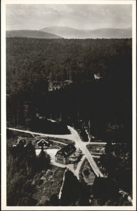 Bermersbach Forbach Kurhaus Rote Lache Fliegeraufnahme