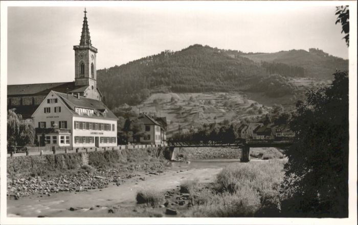 Weisenbach Murgtal Gasthof Cafe Pension zum grünen Baum