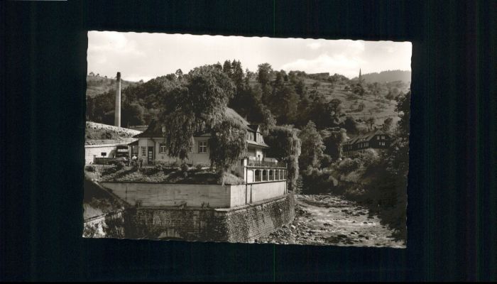 Weisenbach Murgtal Papierfabrik Werk Wolfseck