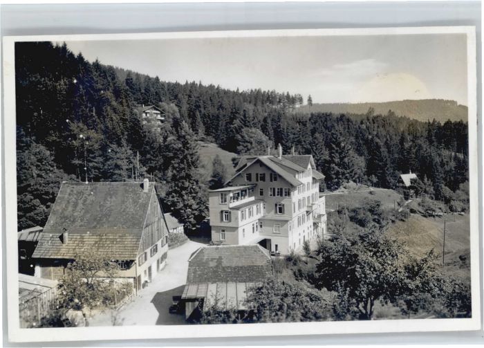 Alpirsbach Sanatorium Dr. Würz Krähenbad *