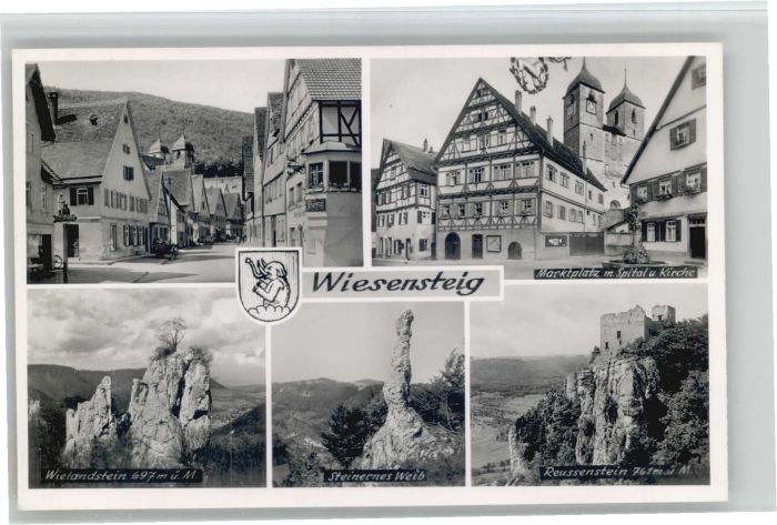 Wiesensteig Wielandstein Steinernes Weib Reussenste