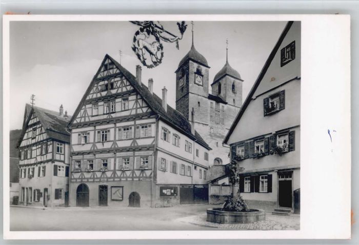 Wiesensteig Marktplatz Spital Kirche