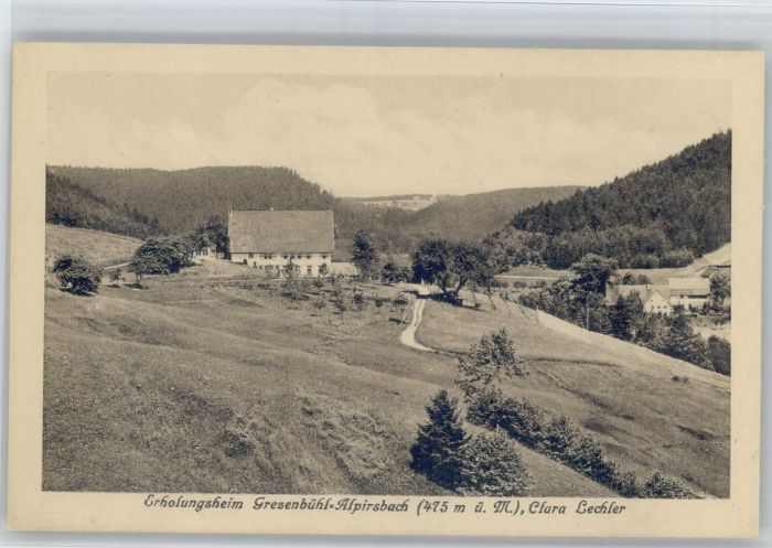 Alpirsbach Erholungsheim Grezenbühl