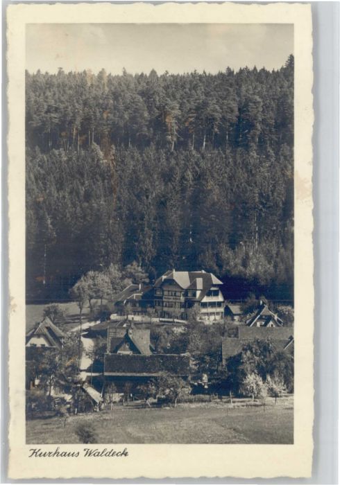 Hallwangen Dornstetten Freudenstadt BW Kurhaus Waldeck