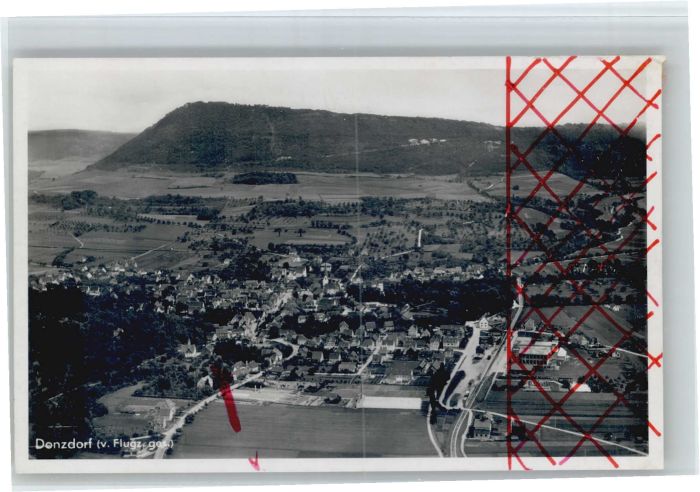 Donzdorf Goeppingen BW Fliegeraufnahme