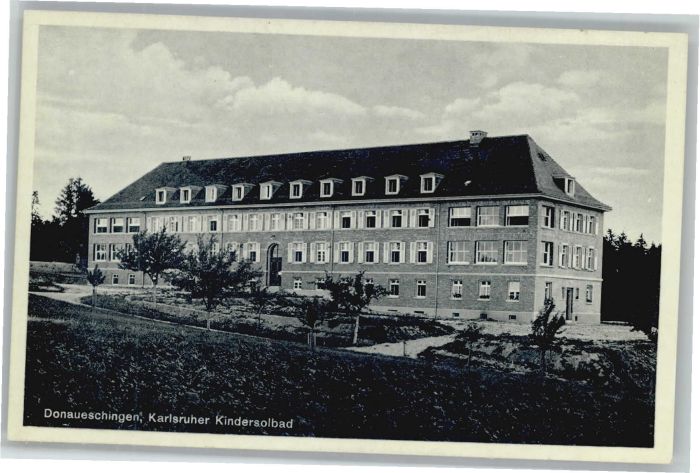 Donaueschingen BW Karlsruher Kindersolbad