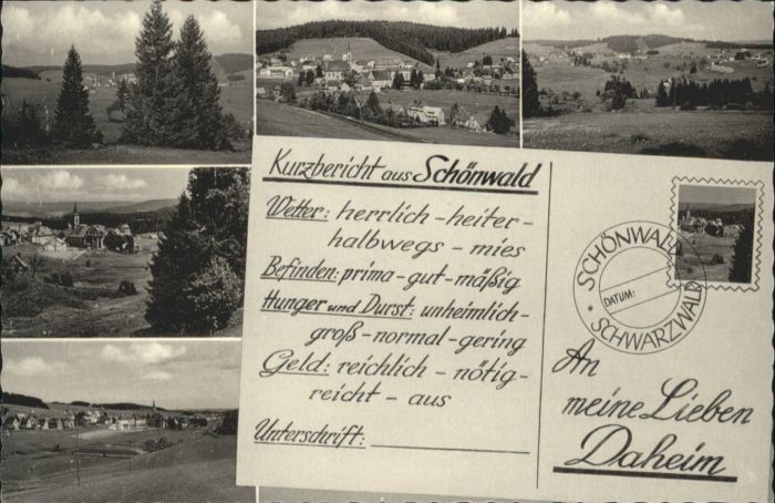 Schoenwald Schwarzwald Schönwald